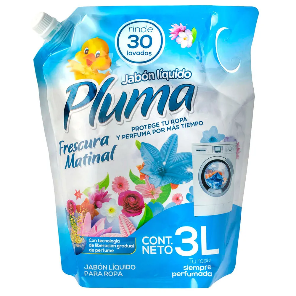 [84] Jabón Líquido para ropa 3L Pluma